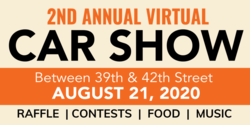 Orange and Tan Annual Car Show Banner