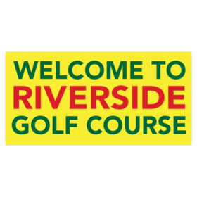Welcome To Personalized Golf Course Banner