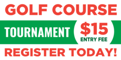 Golf Course Tournament Banner