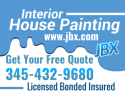 Interior House Painting Contractor Yard Sign
