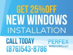 % Off Window Installation Sign