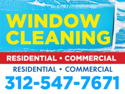 Squeegeed Window Residential Commercial Window Cleaning Yard SIgn