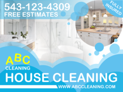 Zoom Photo Over Clean Bathroom Picture Company Name House Cleaning Sign With Phone and Website Area