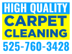 Blue and Yellow High Quality Carpet Cleaning With Phone Area
