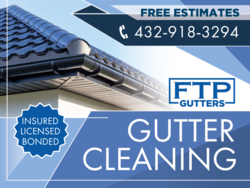 Rook and Gutter Photo Ready Gutter Cleaning Sign
