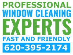 Professional Window Cleaning Experts Yard Sign
