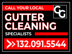 Call Your Local Gutter Cleaning Specialist Sign
