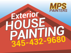 Slanted Exterior House Painting Contractor Yard Sign House Design