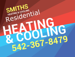 Brandable Company Name Residential Heating and Cooling Yard Sign
