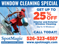 Commercial Clearing Tech Photo Window Cleaning Special Yard Sign