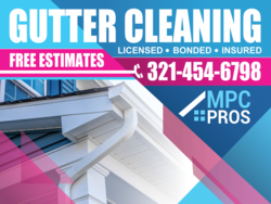 Photo Ready Gutter Cleaning Free Estimates Sign