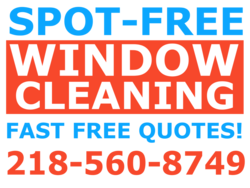 Spot Free Fast Free Quotes Window Cleaning Yard Sign