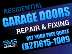 Garage Doors Fixed and Repaired Get Your Free Quote Yard Sign