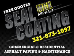 Asphalt Seal Coating Free Quotes Sign