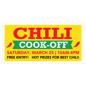 Chili Cook Off Banners and Signs