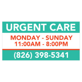 Urgent Care Banners
