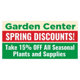 Garden Center Banners