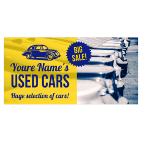 Used Car Dealership Banners