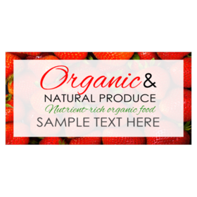 Organic Produce Banners