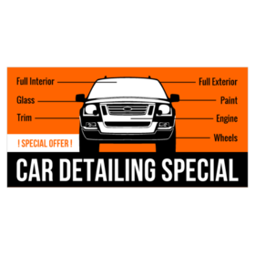 Auto Detailing Banners