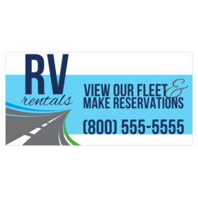 RV Rental Banners