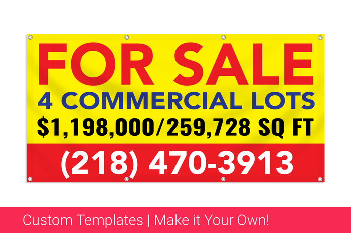 land for sale banner