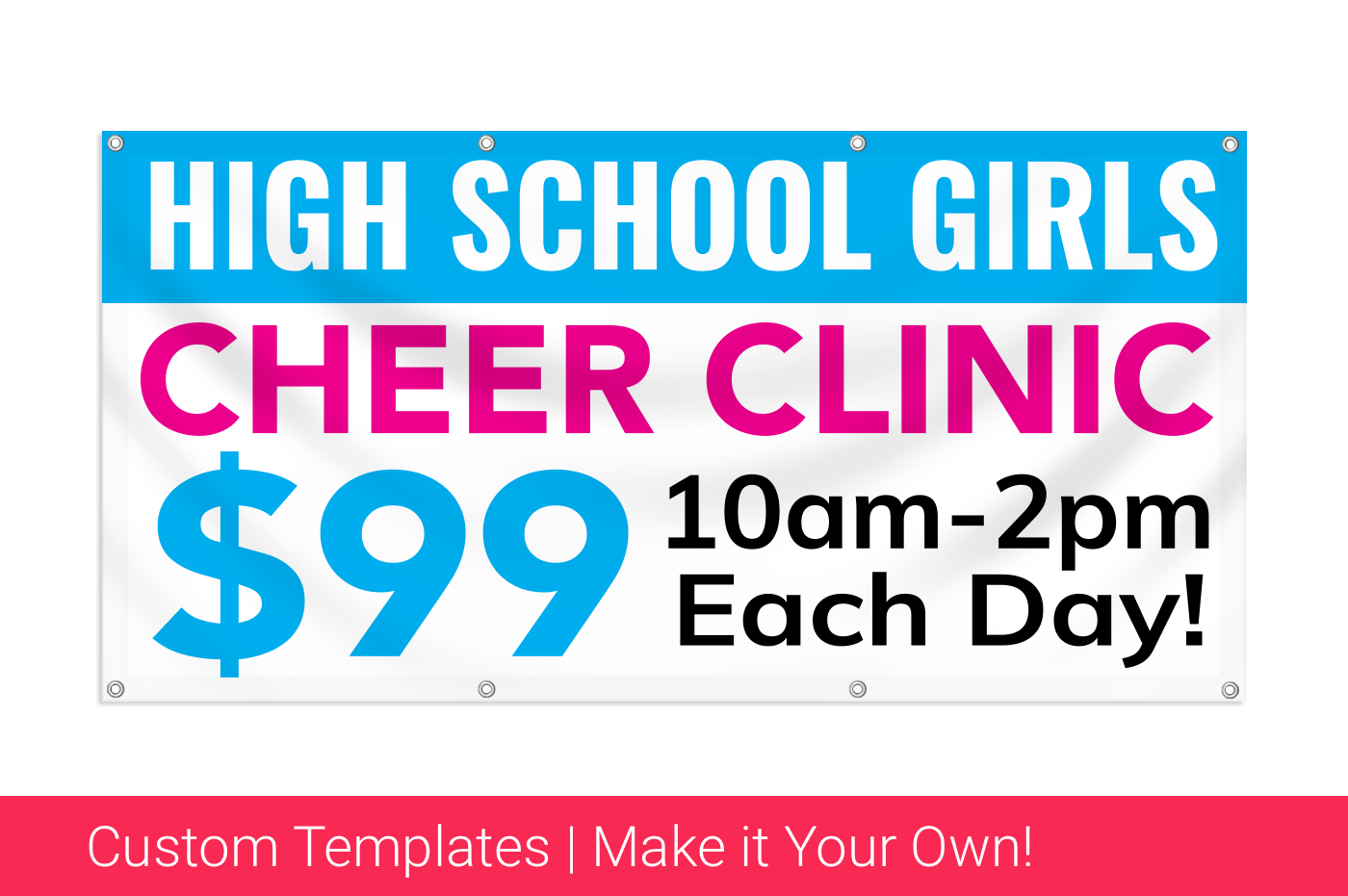 Custom Cheerleading Spirit Banners