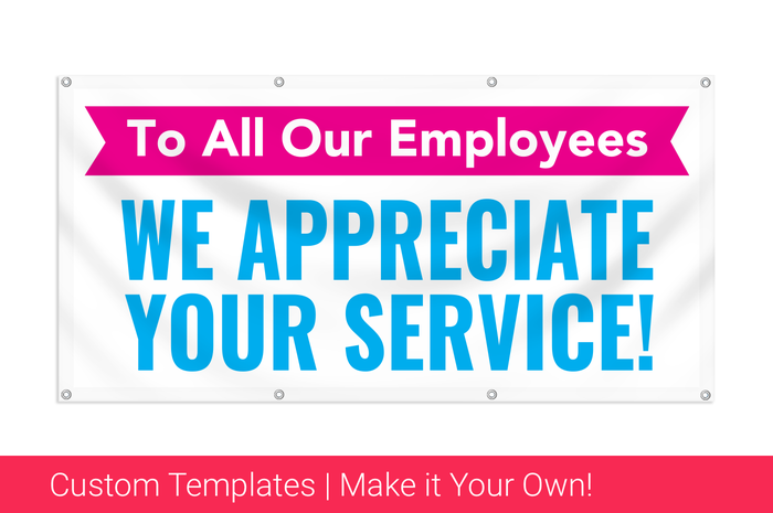 employee recognition banner