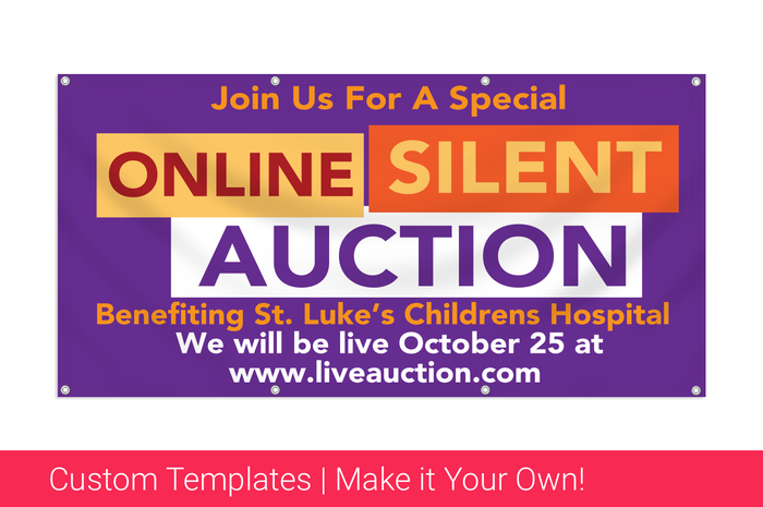 charity auction banner