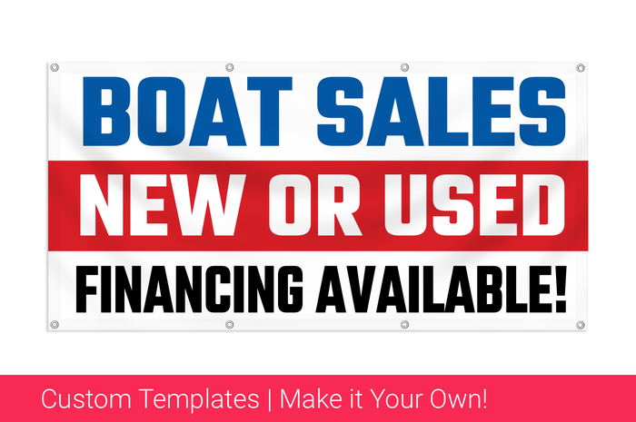 boat sales banner