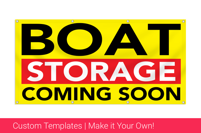 boat storage banner