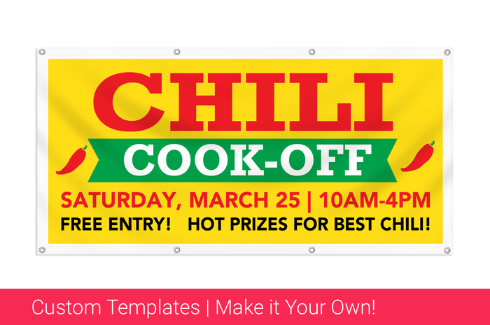 chili cook off banner