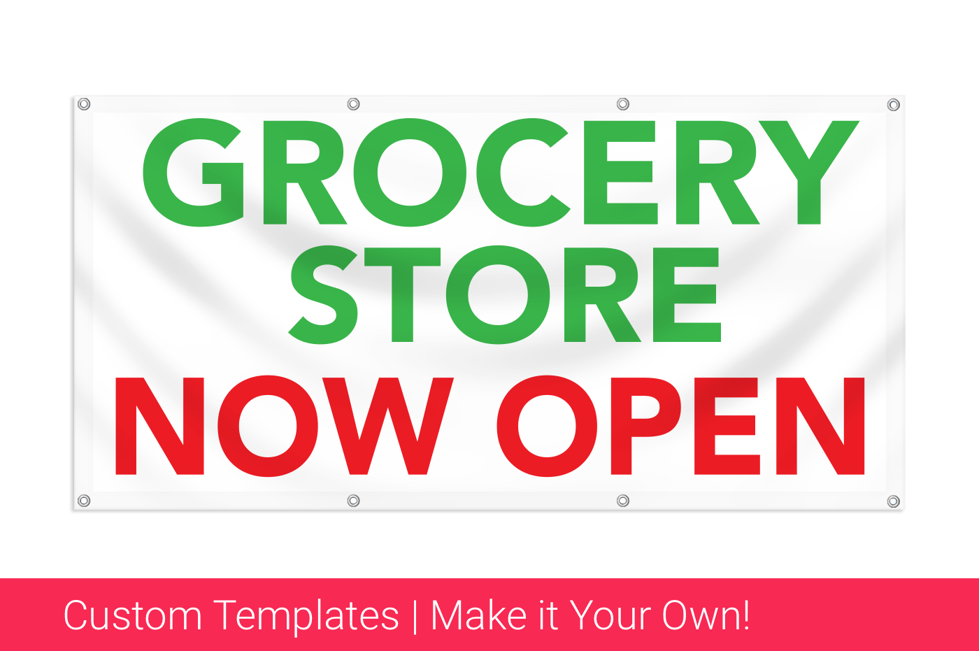 Custom Grocery Store Banners