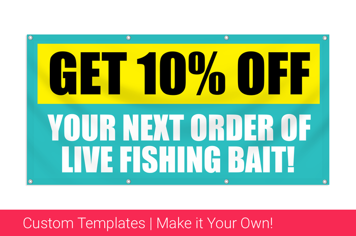 fishing store banner