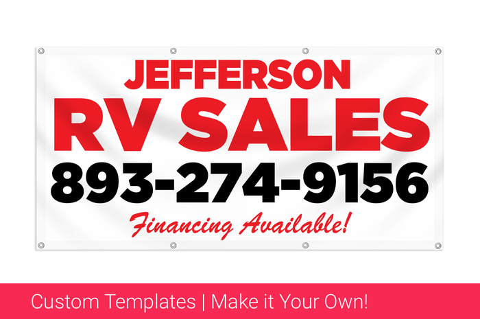 rv sales banner