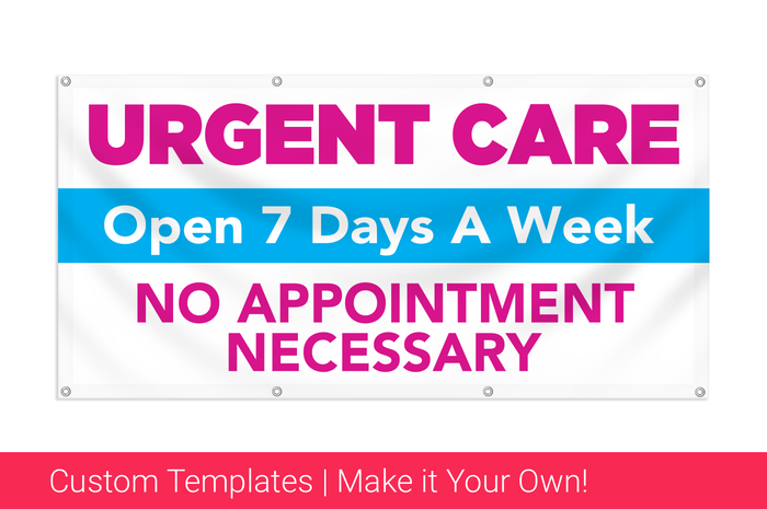 urgent care banner