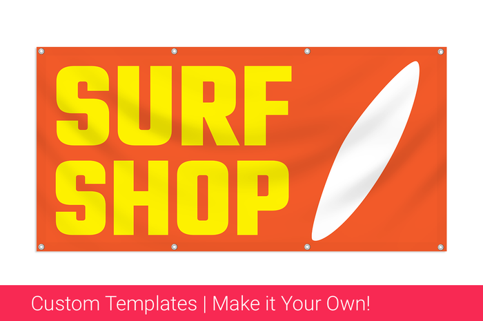 surf shop banner