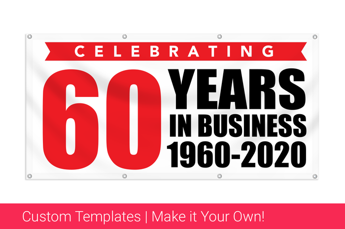 years in business banner