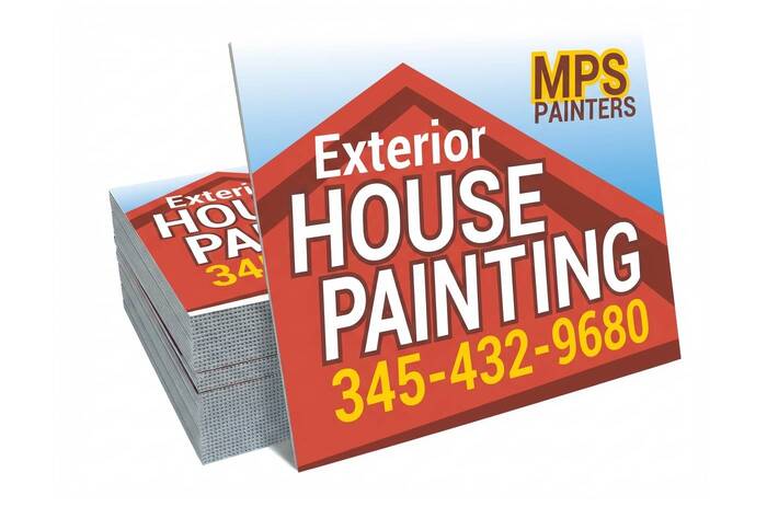 Yard Sign Exterior Painting