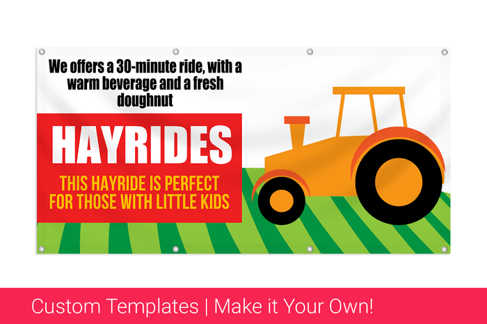 hayride banner