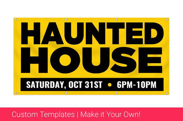 haunted house banner