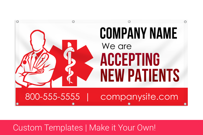 accepting new patients banner