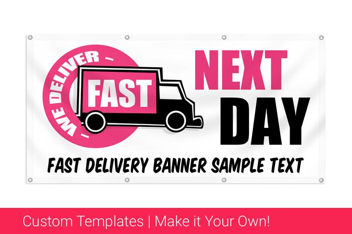 we deliver banner