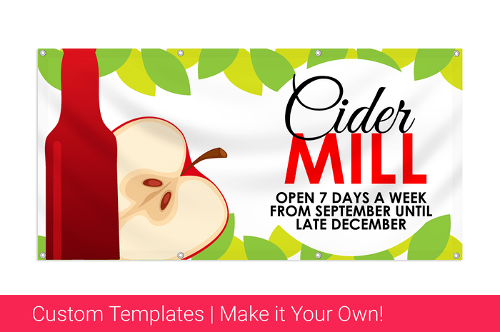 cider mill banner