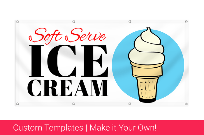 ice cream banner