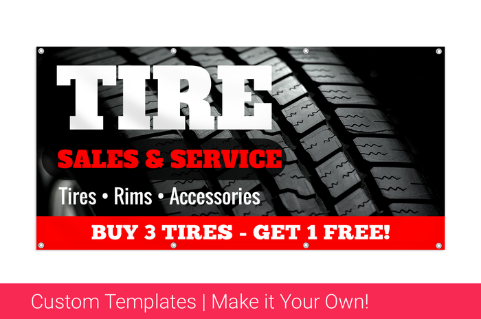 tire shop banner