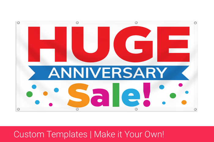 anniversary sale banner