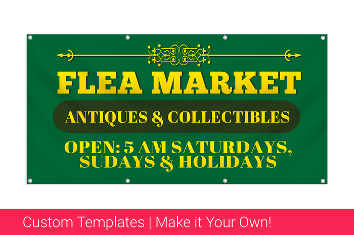 flea market banner