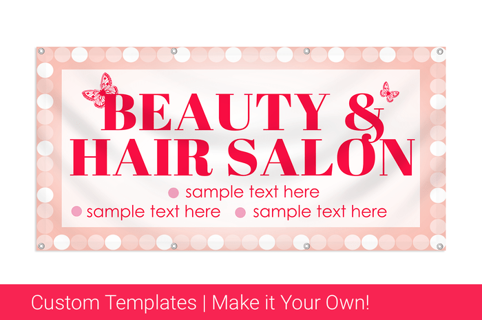 beauty hair salon banner