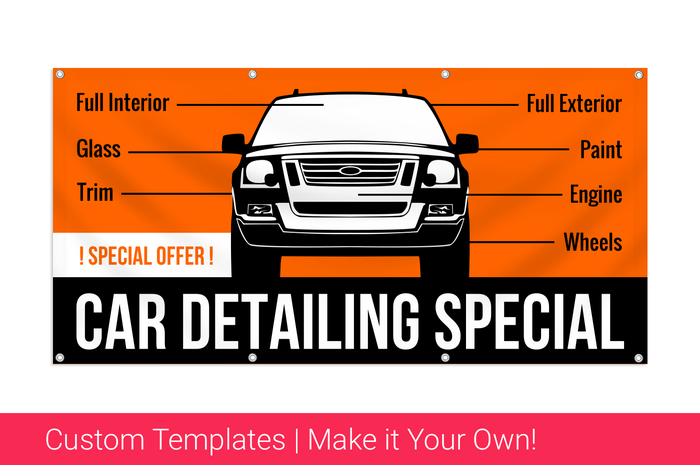 auto detailing banner